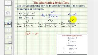 Ex Determine if an Infinite Alternating Series Converges or Diverges Convergent [upl. by Buchanan]