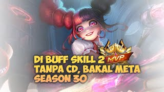 INI HERO LYLIA DI BUFF SKILL 2 TANPA COOLDOWN META PARAH AUTO GENDONG  MOBILE LEGENDS [upl. by Eveiveneg]