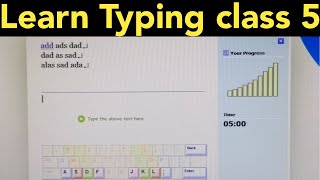 learn typing master class 5 [upl. by Noskcaj577]