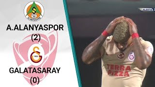 Alanyaspor 2  0 Galatasaray MAÇ ÖZETİ Ziraat Türkiye Kupası Çeyrek Final İlk Maçı [upl. by Sorrows]