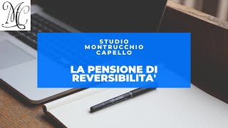 La Pensione di Reversibilità Pensione ai superstiti [upl. by Elsbeth]