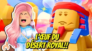 TUTO COMMENT OBTENIR LOEUF DU DESERT ROYAL DANS ADOPT ME ET ADIEU LES URBAN EGGS ROBLOX [upl. by Ahsiekin]