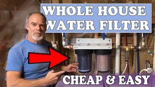 Whole House Water Filter Cheap amp Easy DIY [upl. by Eelrebma142]