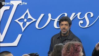 Pierfrancesco Favino  Louis Vuitton Menswear SS25 fashion show in Paris  18062024 [upl. by Adlei]