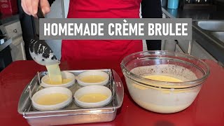 Homemade Creme Brulee  How to Make Creme Brulee from Scratch  Ramekin Dish Set [upl. by Lonergan]