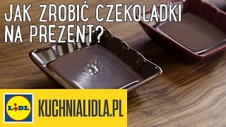 Jak zrobić CZEKOLADKI NA PREZENT 🎁  Paweł Małecki amp Kuchnia Lidla [upl. by Ayahc]