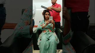 October 31 2024 hair dressing for diwali expression youtube viralvideo [upl. by Mandi951]