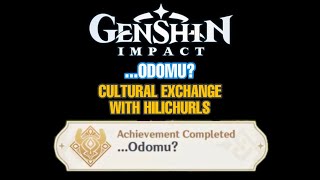 Genshin Impact How to successfully conduct cultural exchange with Hilichurls [upl. by Kelly]