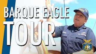 Coast Guard Cutter Barque Eagle  Tour [upl. by Tiossem]