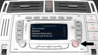 Ford Travelpilot FX Sistema di navigazione Attivazione di un telefono cellulare già collegato [upl. by Mayman480]