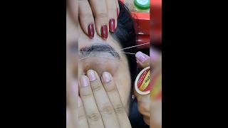 How to create eyebrows threatening shortvideo reels gorgeous ruptaanmakeupstudio9098 [upl. by Zoara]