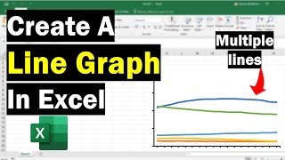 How To Create A Line Graph In Excel With Multiple Lines [upl. by Atisor]