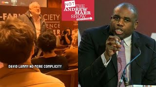 Genocide apologist David Lammy faces protesters [upl. by Avelin197]