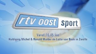 Livestream huldiging Ronald en Michel Mulder en Lotte van Beek in Zwolle [upl. by Sergias]