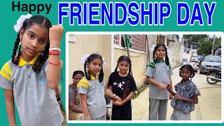 Janavi FRIENDSHIP DAY comedy video  rider mallesh new comedy video  childrens funny videos [upl. by Kevin]