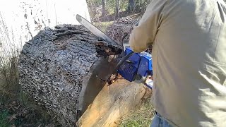 Part 1 Scottquots birthday wood chainsaw holzfforma [upl. by Ken]