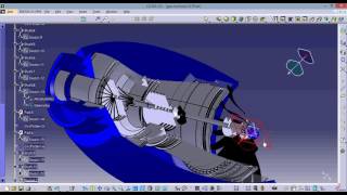 catia gas turbine [upl. by Alliber135]