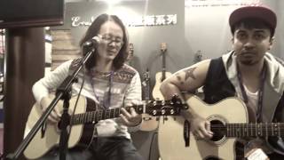 Solo clip From the Eredar Guitar booth at Shanghai Music Expo 2015 [upl. by Arika]