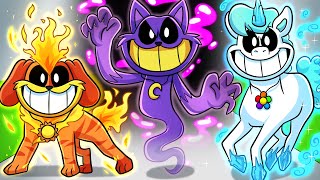 SMILING CRITTERS But Theyre ELEMENTALS Poppy Playtime Animation [upl. by Riabuz]