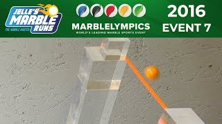 Marble Race Marble League 2016 Event 7  High Jump [upl. by Beacham]