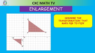 ENLARGEMENTGeometric TransformationCSEC Mathematics [upl. by Ailecnarf]