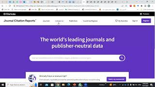 How to use Clarivate analytics to know the specialized journalampازاي اعرف المجله المتخصصه بسهولة [upl. by Tadich]