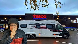 Stealth Camping at Tesco [upl. by Mok]