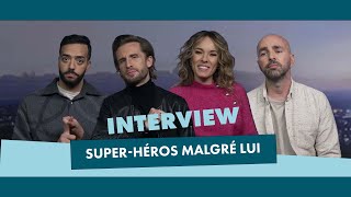 SUPERHÉROS MALGRÉ LUI  Interview [upl. by Kemppe677]