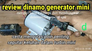 generator pembangkit listrik untuk lampu 12v generator mini turbin  tips [upl. by Garrek]