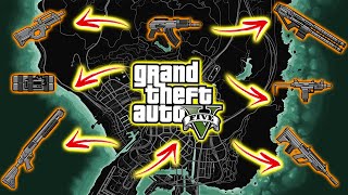 GTA V  All Secret and Rare Weapon Locations Rail Gun Sniper Rifle amp more [upl. by Bass]