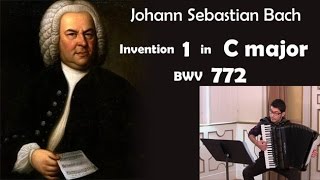 Invention 1 Bach in C major BWV 772 [upl. by Tomlin671]