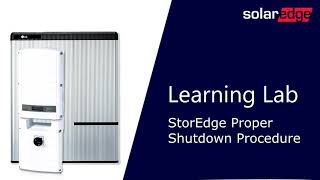 StorEdge Proper Shutdown [upl. by Meadow288]