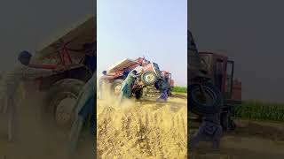 Bando ka Kam Chak kro  tractor video  tractor accident video 😭😭 tractorvideo shorts [upl. by Atinus]