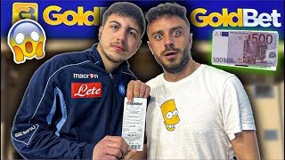 CI SIAMO GIOCATI 500 EURO ALLA GOLDBET [upl. by Slotnick]