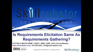 DIFFERENCE BETWEEN REQUIREMENTS GATHERING AND REQUIREMENTS ELICITATION [upl. by Sutsuj]