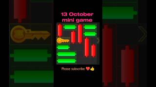 13 October hamster combat mini game  hamster combat mini game today hamsterkombatminigame [upl. by Liddy]