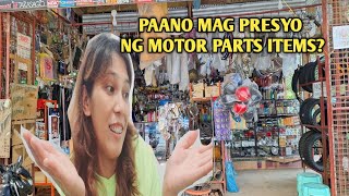 NEGOSYO TIPS PAANO MAG PRESYO NG MOTORCYCLE PARTS AND ACCESSORIES ITEMS NGAYONG 2024  SHOUTOUTS [upl. by Garretson]