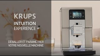 KRUPS  Intuition Expérience   Comment installer et paramétrer votre machine [upl. by Amorete]