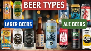 Types of beer explained I Ale Beer I Lager Beer I Beer Names I Beer Brands I Craft Beer I Draft Beer [upl. by Chiou688]