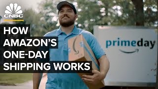 How Amazon Delivers On OneDay Shipping [upl. by Mitchael985]