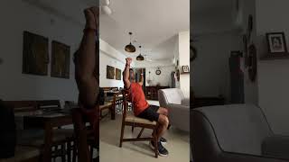 Overhead Shoulder Press with Bands  Home Workout [upl. by Lifton]