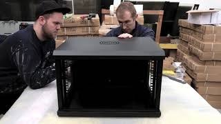 LMS Data Flat Packed Wall Enclosure Easy Assembly [upl. by Adall]