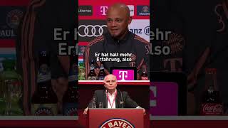 Kompany über Hoeneß quotVielleicht weiß er es besserquot [upl. by Laiceps]