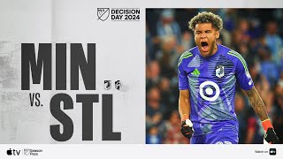 Minnesota United vs St Louis CITY SC  Full Match Highlights  Decision Day 2024 [upl. by Ahsilyt]