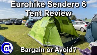 Eurohike Sendero 6 Tent Review [upl. by Aubreir]