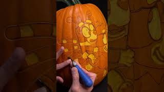 Spooky Bluey and Bingo Halloween Pumpkin 🎃  Bluey ytshorts halloween [upl. by Holleran]