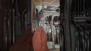 REVIEW 40Piece Silverware Set Efar Stainless Steel Flatware Set Service for 8 Modern Tableware [upl. by Oisor854]