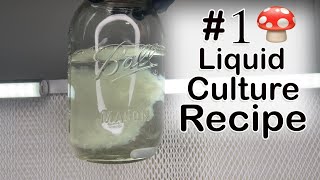 My New Favorite Liquid Culture Recipe for Growing Mushrooms [upl. by Yessak]