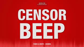 Censor Beep  SOUND EFFECT  TV Beeps Censored Bleep SOUNDS [upl. by Synned]