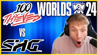 NO ONE EXPECTED THIS PICK  100T VS SHG  WORLDS 2024  JANKOS [upl. by Eaton]